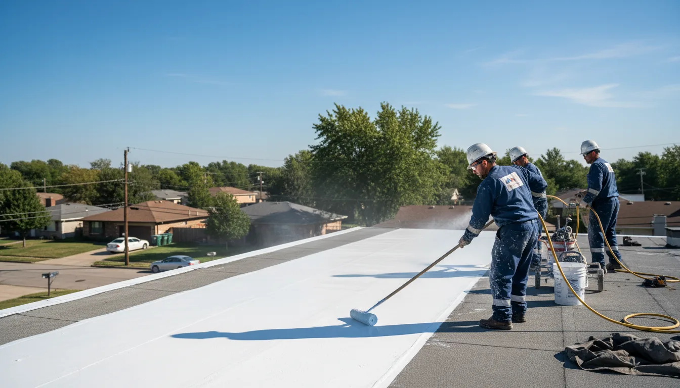Commercial roof coating in Eufaula, OK near me